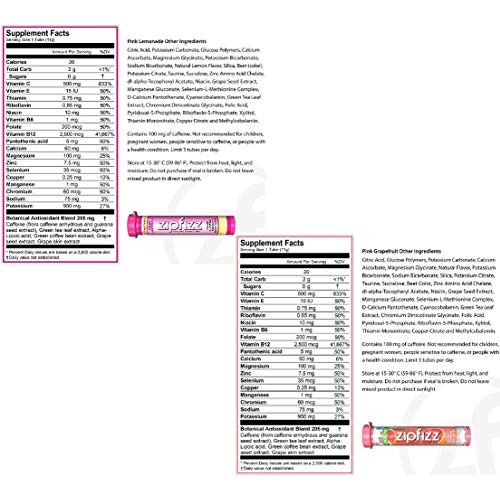 Zipfizz Healthy Energy Drink Mix, Ultimate 10 Flavor Variety Sam