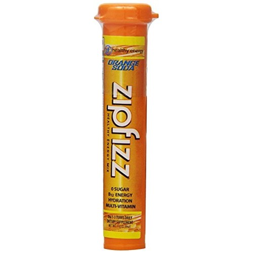 Zipfizz Healthy Energy Drink Mix, Orange Soda, 30-Count