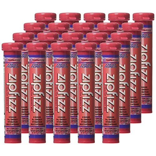 Zipfizz Fruit Punch Flavored Drink Packets, 20 Count