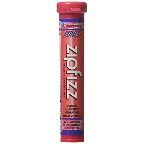 Zipfizz Fruit Punch Flavored Drink Packets, 20 Count