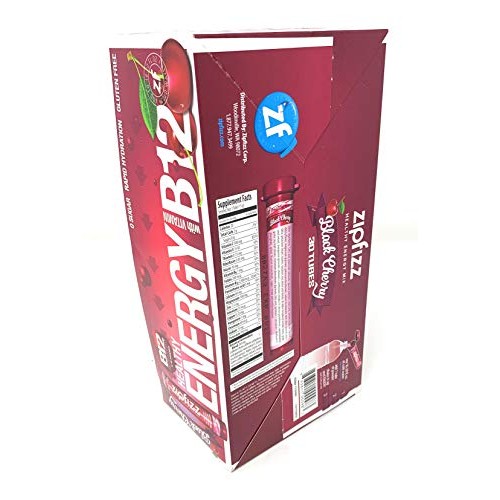 Zipfizz Healthy Energy Drink Mix Black Cherry Limited Edition, 3