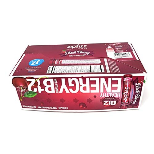 Zipfizz Healthy Energy Drink Mix Black Cherry Limited Edition, 3