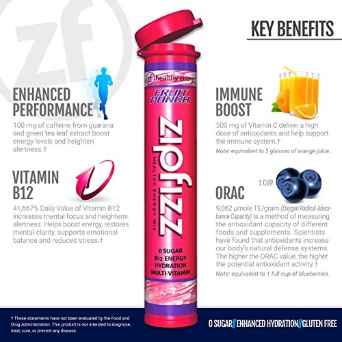 Zipfizz Healthy Energy Drink Mix, Hydration With B12 And Multi V Zipfizz Healthy Energy Drink Mix, Hydration With B12 And Multi V