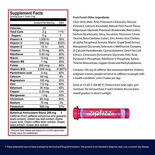 Zipfizz Healthy Energy Drink Mix, Hydration With B12 And Multi V Zipfizz Healthy Energy Drink Mix, Hydration With B12 And Multi V