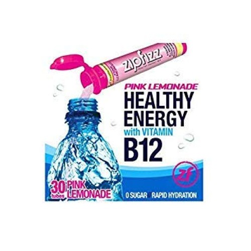 Zipfizz Pink Lemonade Healthy Energy Drink Mix, 30 Tubes