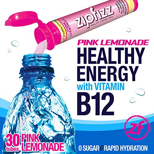 Zipfizz Pink Lemonade Healthy Energy Drink Mix - Transform Your