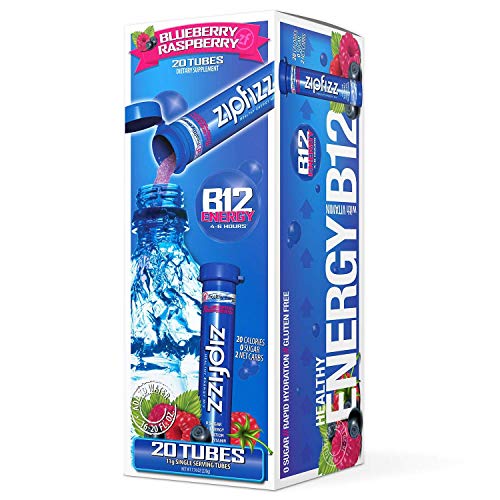 Zipfizz Sports Energy Drink Mix - Blueberry Raspberry