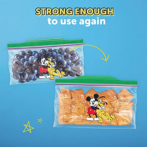 Ziploc Snack Bags For On The Go Freshness, Grip N Seal Technolo