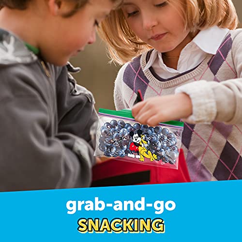 Ziploc Snack Bags For On The Go Freshness, Grip N Seal Technolo