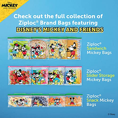 Ziploc Snack Bags For On The Go Freshness, Grip N Seal Technolo