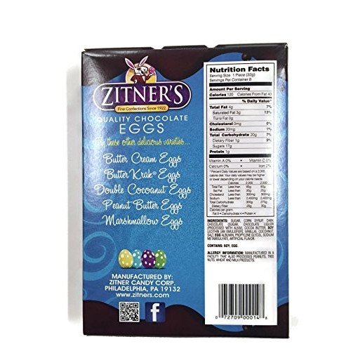 Zitners Coconut Cream Chocolate Covered Eggs