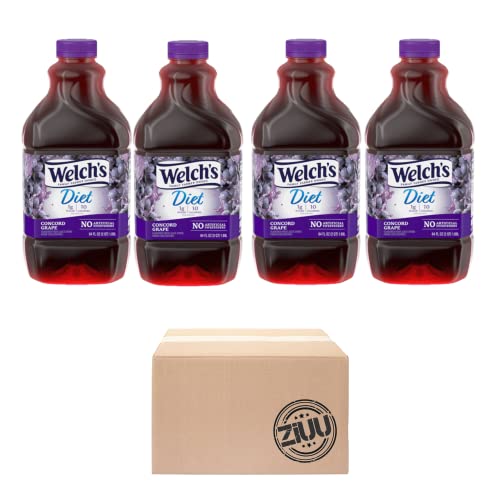 Welchs Diet Concord Grape Juice Drink, 64 Fl Oz Bottle, No Arti...