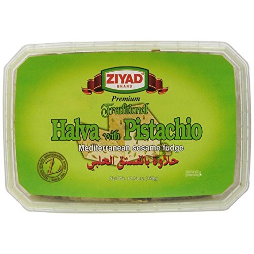 Ziyad Halva With Pistachio, 12.34-Ounce Pack Of 6