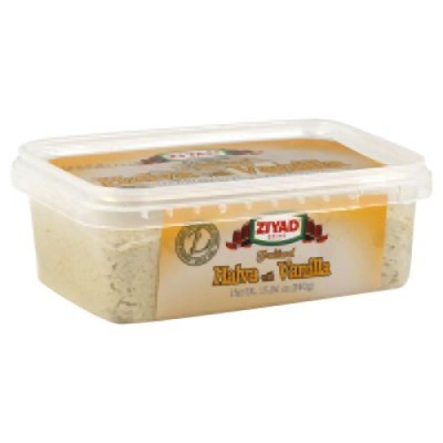 Traditonal Halva Mediterranean Sesame Fudge With Vanilla 12.34 Oz