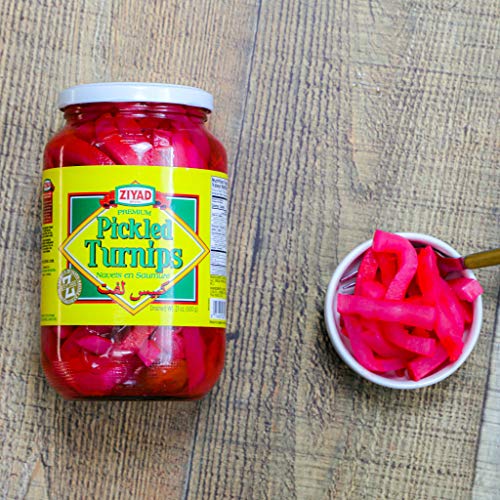 Ziyad Premium Arabic Pickled Turnips, 100% All-Natural, No Addit