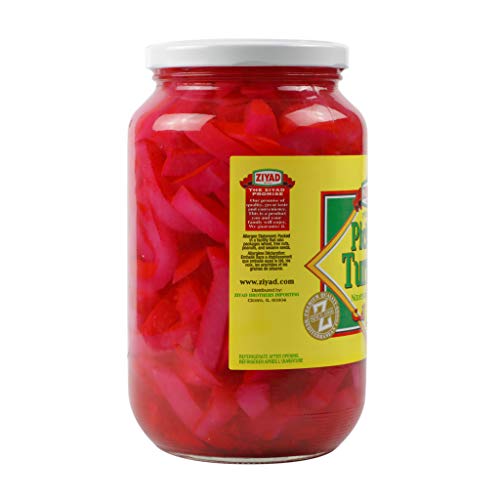 Ziyad Premium Arabic Pickled Turnips, 100% All-Natural, No Addit