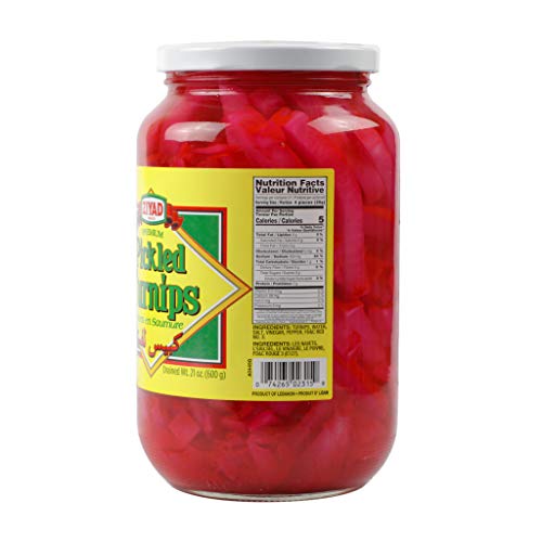 Ziyad Premium Arabic Pickled Turnips, 100% All-Natural, No Addit