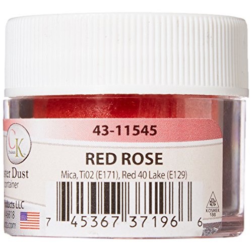 Red Rose Luster Dust-Edible