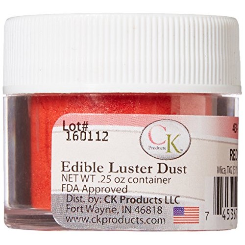 Red Rose Luster Dust-Edible