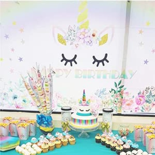 Unicorn Cake Topper Handmade Rainbow Horn Unicorn Cake Topper Un