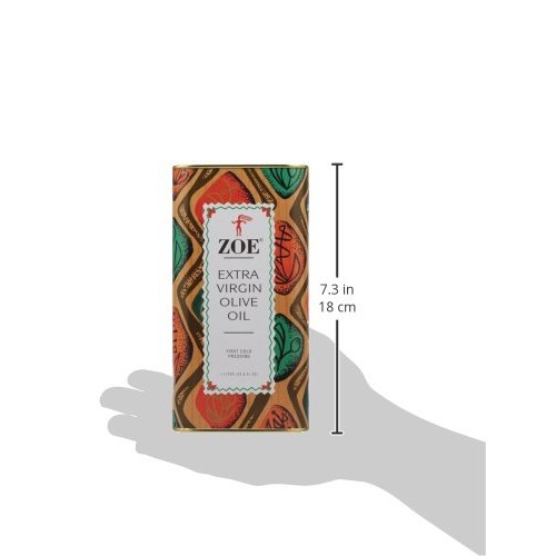 Zoe Extra Virgin Olive Oil, 1 Liter Tin Pack Of 2