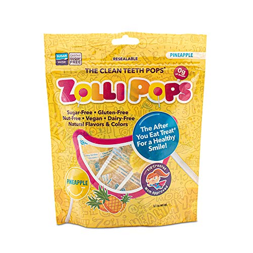 Zollipops Clean Teeth Lollipops | Anti-Cavity, Sugar Free Candy