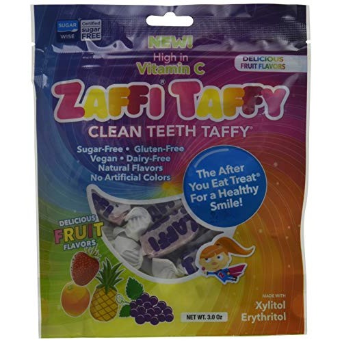 Zollipops Clean Teeth Taffy | Anti-Cavity Candy, Sugar Free Taff