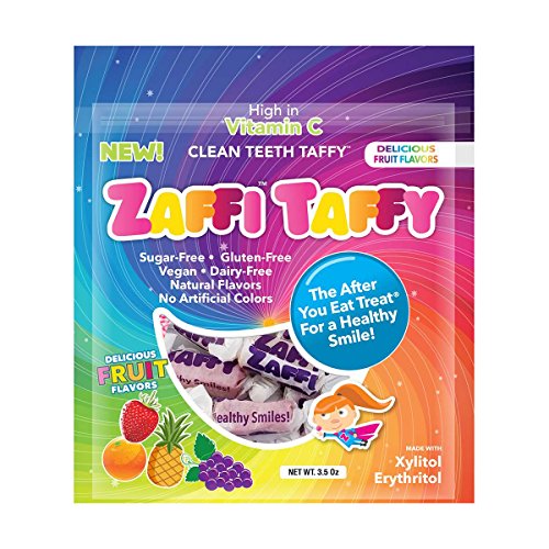 Zollipops Clean Teeth Taffy | Anti-Cavity Candy, Sugar Free Taff