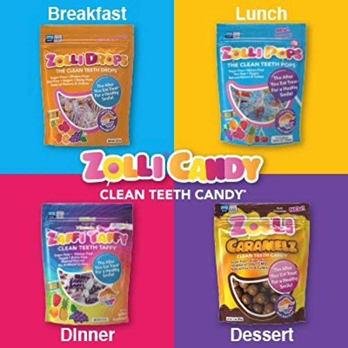 Zollipops The Clean Teeth Pops, Anti Cavity Lollipops, Raspberry