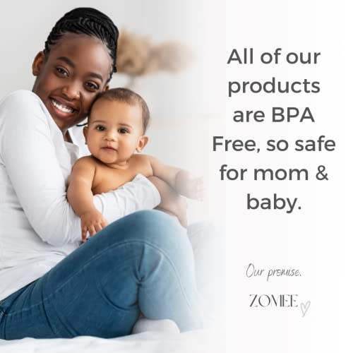 90 Count Zomee Breast Milk Storage Bags - 8 OZ/240 ML, Leak Proo...