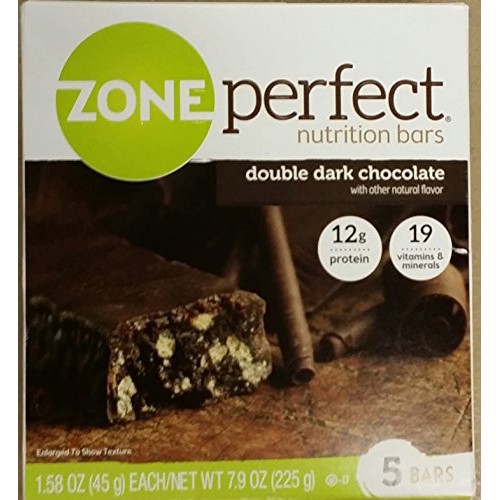 Zoneperfect Double Dark Chocolate Nutrition Bars 5 Bars Per Box