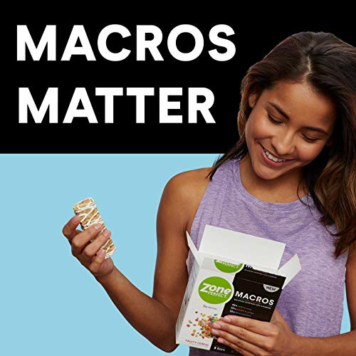 Zone Perfect Macros Protein Bars, Fruity Cereal, 20 Count