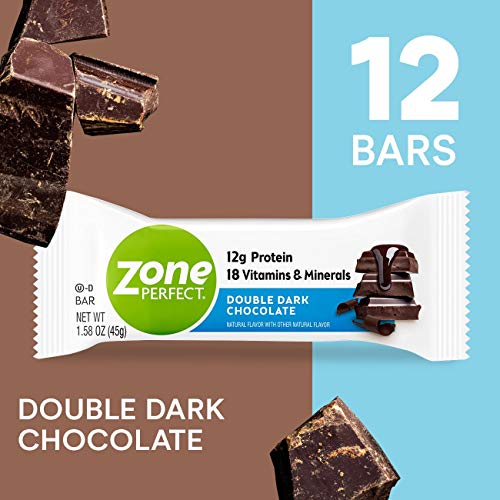 Zone Perfect Zoneperfect Protein Bars, Double Dark Chocolate, 12