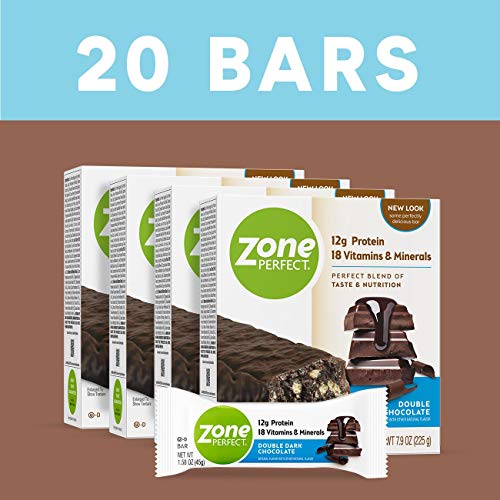 Zone Perfect Protein Bars, Chocolate Almond Raisin, 12G Of Prote