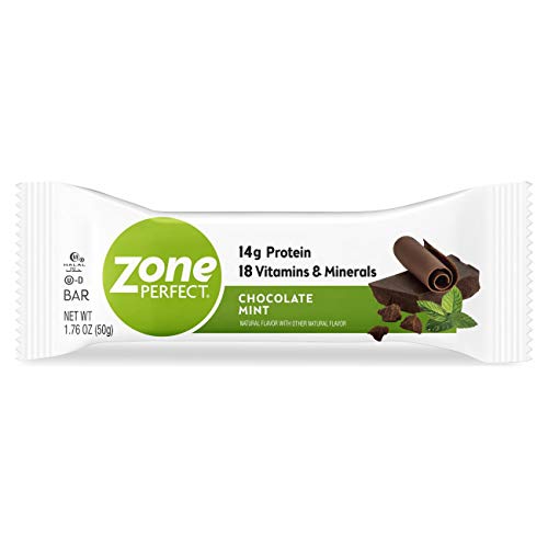Zoneperfect Protein Bars, Chocolate Mint, 14G Of Protein, Nutrit
