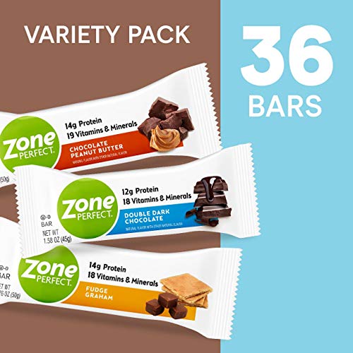 Zoneperfect Protein Bars, Variety Pack, High Protein, With Vitam