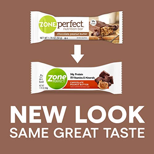 Zoneperfect Protein Bars, Chocolate Peanut Butter, 14G Of Protei
