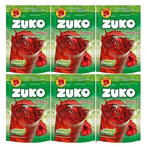 Zuko Instant Powder Drink Jama, 14.1-Ounce Pack Of 6