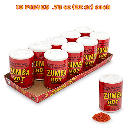 Zumba Pica Hot Chili Powder 0.78oz 22gr 10 Count - Chili Candy... Zumba Pica Hot Chili Powder 0.78oz 22gr 10 Count - Chili Candy...