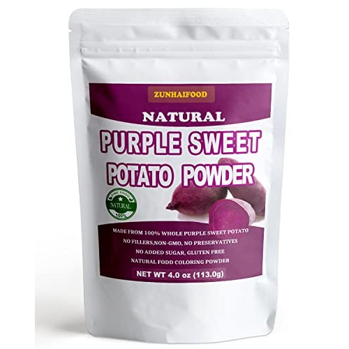 Purple Sweet Potato Powder, 4.0Oz114G, 100% Pure Purple Sweet