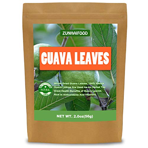 Whole Guava Leaves Tea, Guava Herbal Loose Leaf Tea, 2.0 ounces,...