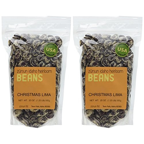 Heirloom Christmas Lima Beans Idaho Pack of 2 566 g 20 oz