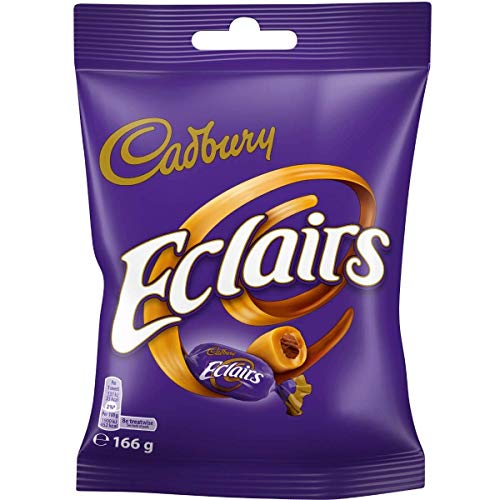 Cadbury Eclairs Chocolate Bags 166g - Pack of 6 - Original Cadbu...