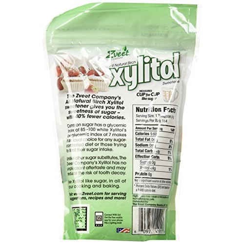 Zveet Birch Xylitol Sweetener Made In Usa 1 Lb