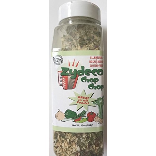Zydeco Chop Chop Cajun Seasoning Base, 10 Ounce Shaker Zydeco Chop Chop Cajun Seasoning Base, 10 Ounce Shaker
