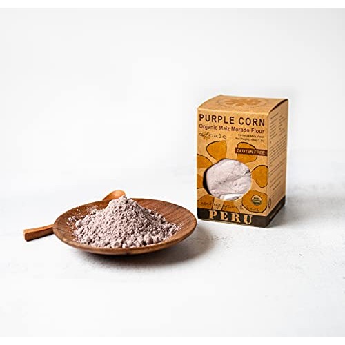 Zocalo Organic Purple Corn Flour for Baking and Cooking, 16 oz, ...