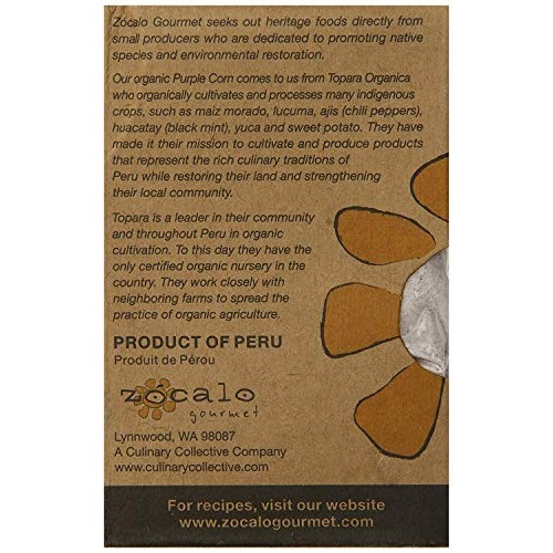 Zocalo Organic Purple Corn Flour for Baking and Cooking, 16 oz, ...