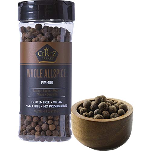 Cerez Pazari Allspice Whole 4.4 Oz Premium Grade, %100 Natural,