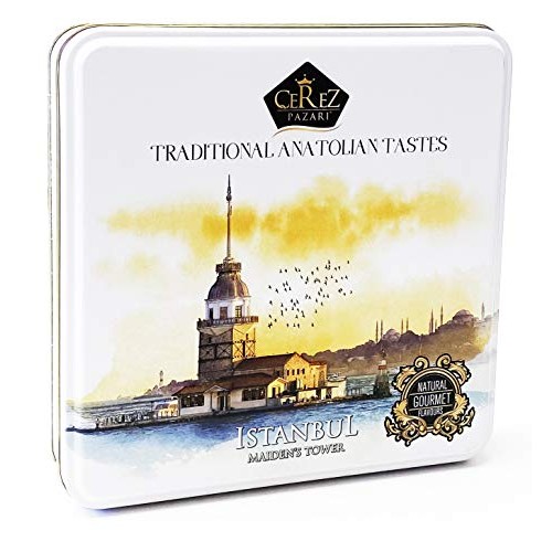 Cerez Pazari Premium Assorted Baklava Pastry Tin Gift Box Large