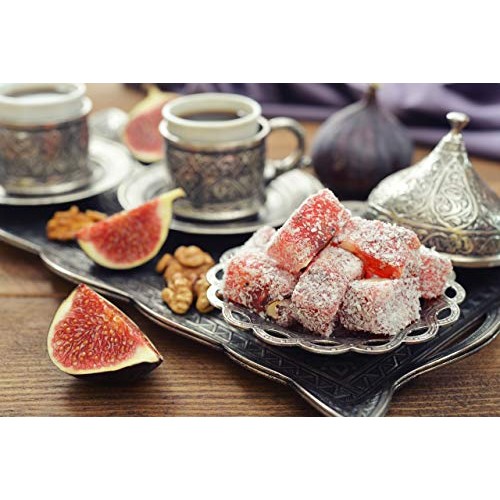 Cerez Pazari Turkish Delight With Mix Of 4 Flavours And Pistachi